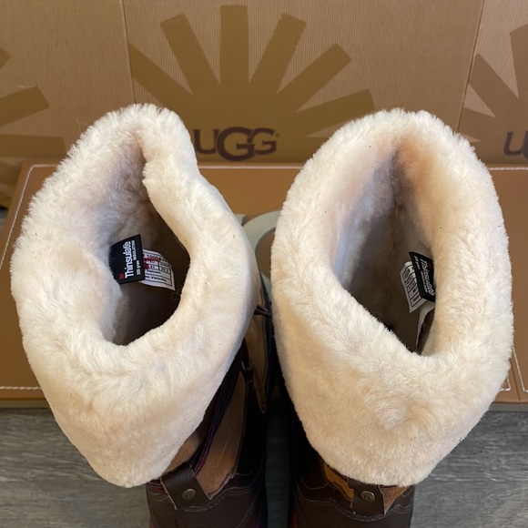 Brand New Womens UGG Orellen Chestnut Thinsulate Waterproof Winter Snow Boots - Picture 10 of 12